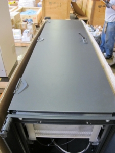 SYSCOM SEISMIC MONITORING STATION TO INCLUDE: IN CABINET (1) NETWORK CONTROL CENTER (2) MR 2002 STRONG MOTION SYSTEM, MOTION CONTROL SENSORS, (1) POWER SUPPLY, (1) AXIOMTEK MONITOR, IN BOX, LARGE QUANTITY OF SYSCOM MR 2002 STRONG MOTION SYSTEM, MOTION CONTROL SENSORS, (1) TITTABLE FOR MR 2002 PART# 13.11.0002 (1) LOCKED SCHAFF CABINET WITH RELATED CONTENTS, (1) COLOR PRINTER. LOADING & HANDLING FEE $15-4574